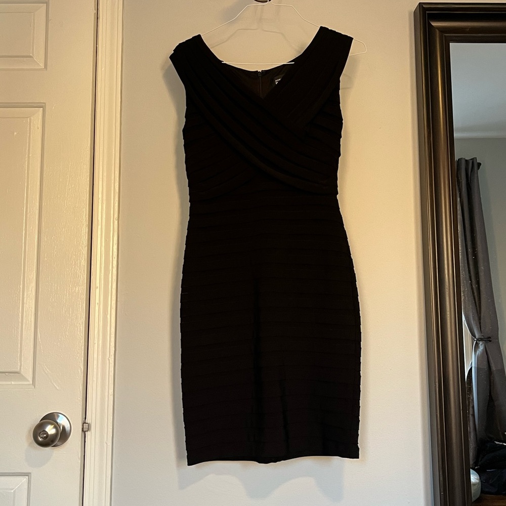 Black Adrianna Papell Cocktail Dress